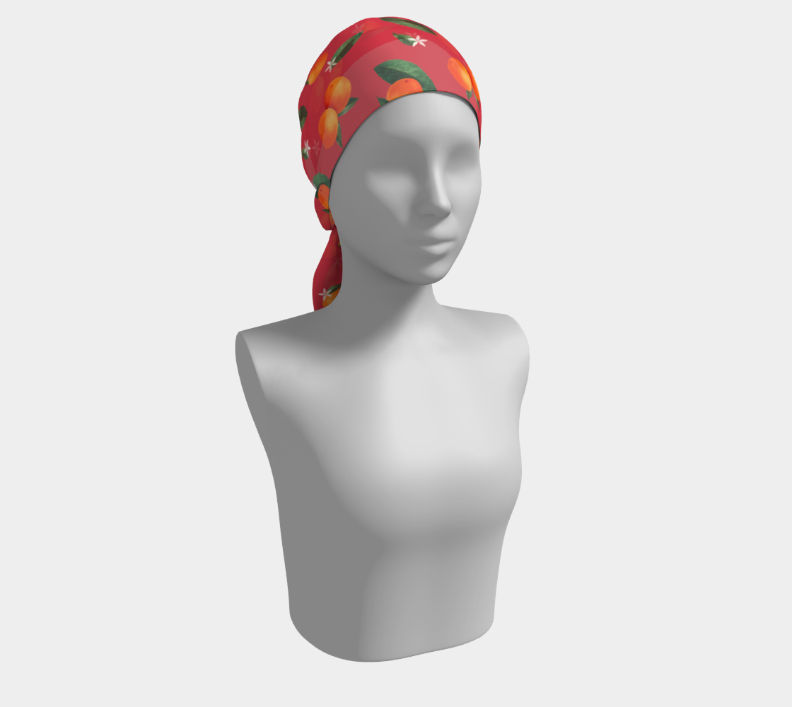 'Midsummer Orange' Long Scarf