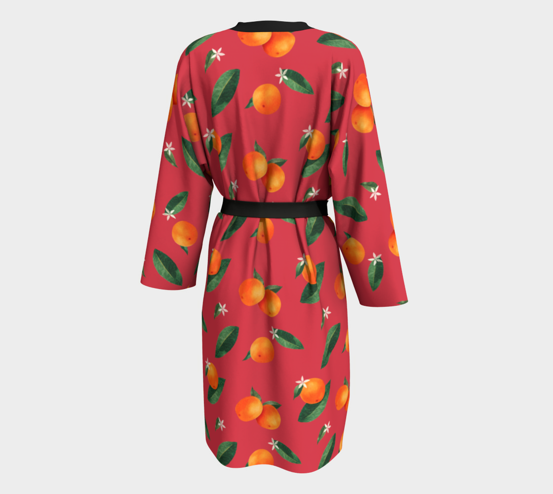'Midsummer Orange' Peignoir
