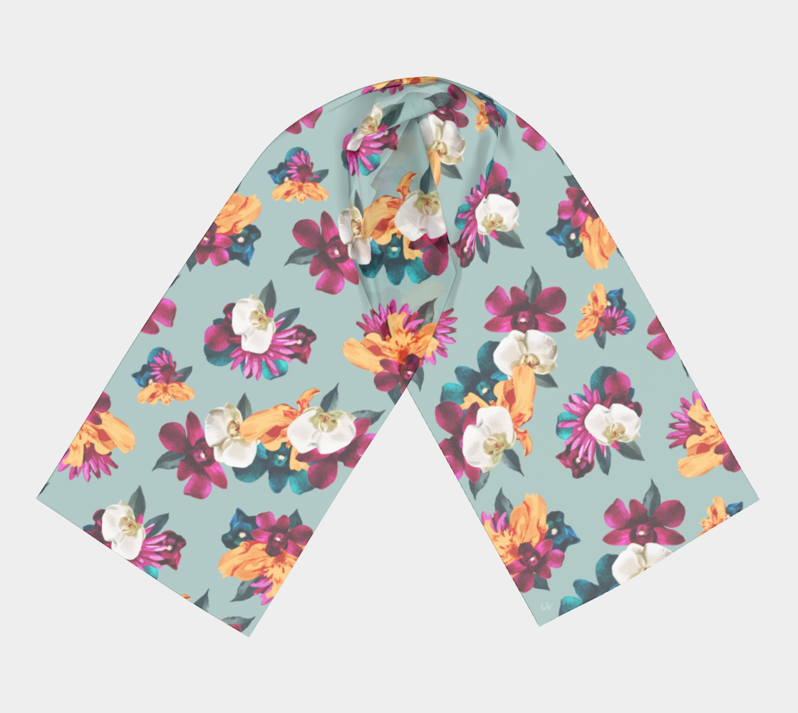 'Orquídea III' Long Scarf