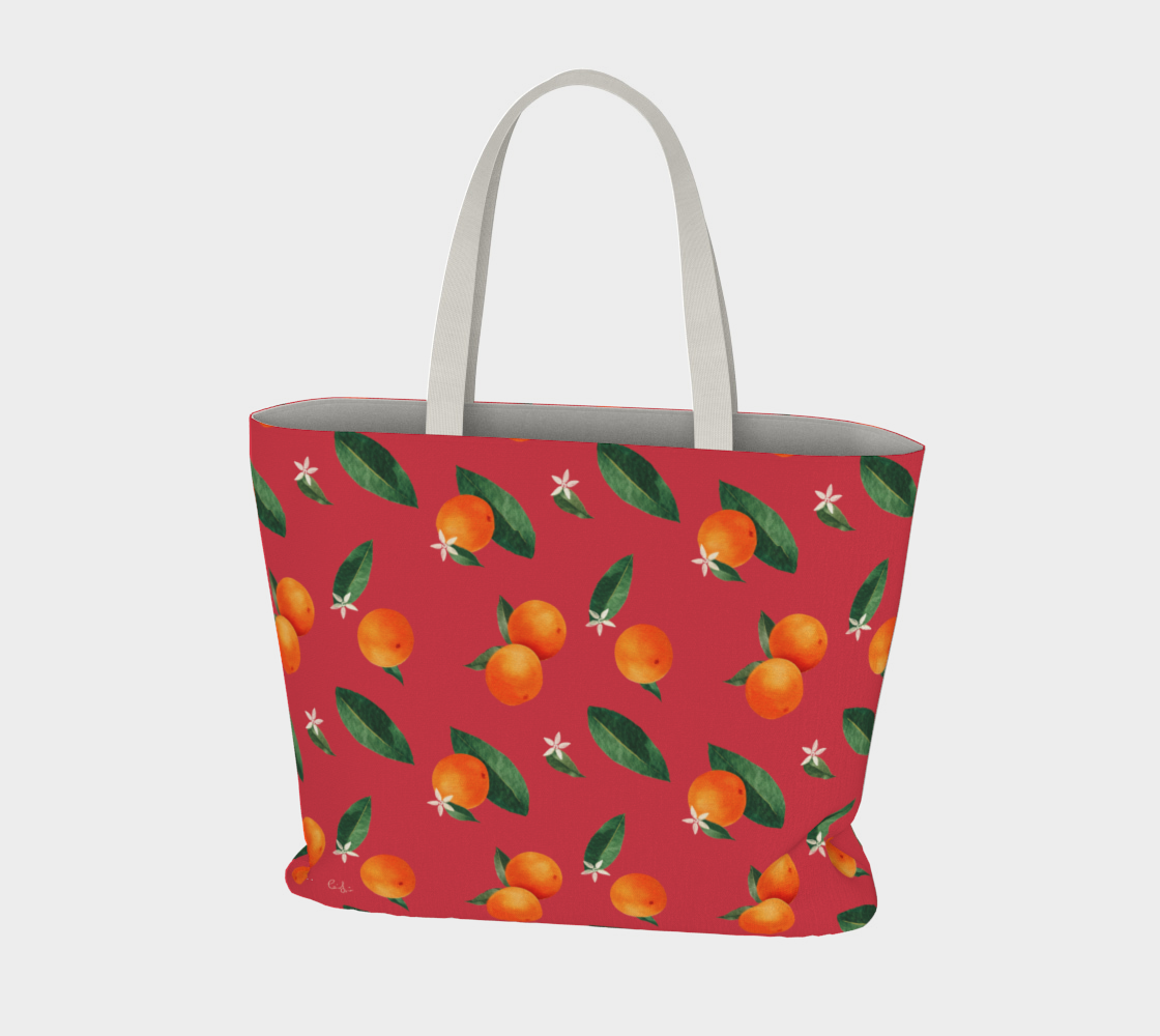 'Midsummer Orange' Maxi Tote