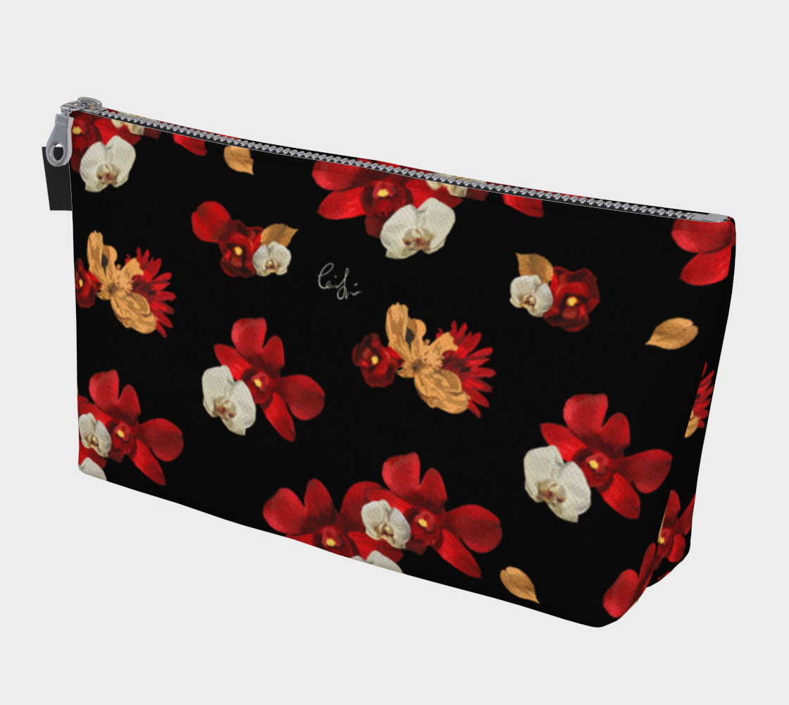 'Orquídea IV' Canvas Makeup Bag